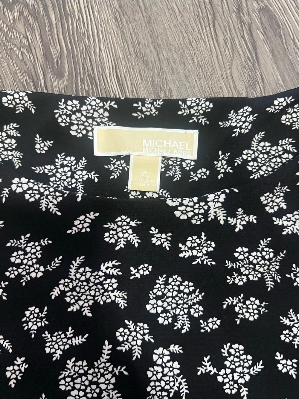 Michael Kors Floral Mini Dress Size XL Like New - Picture 4 of 4